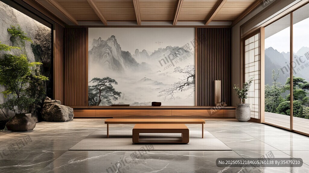 中式禪意茶室 寧靜自然空間
