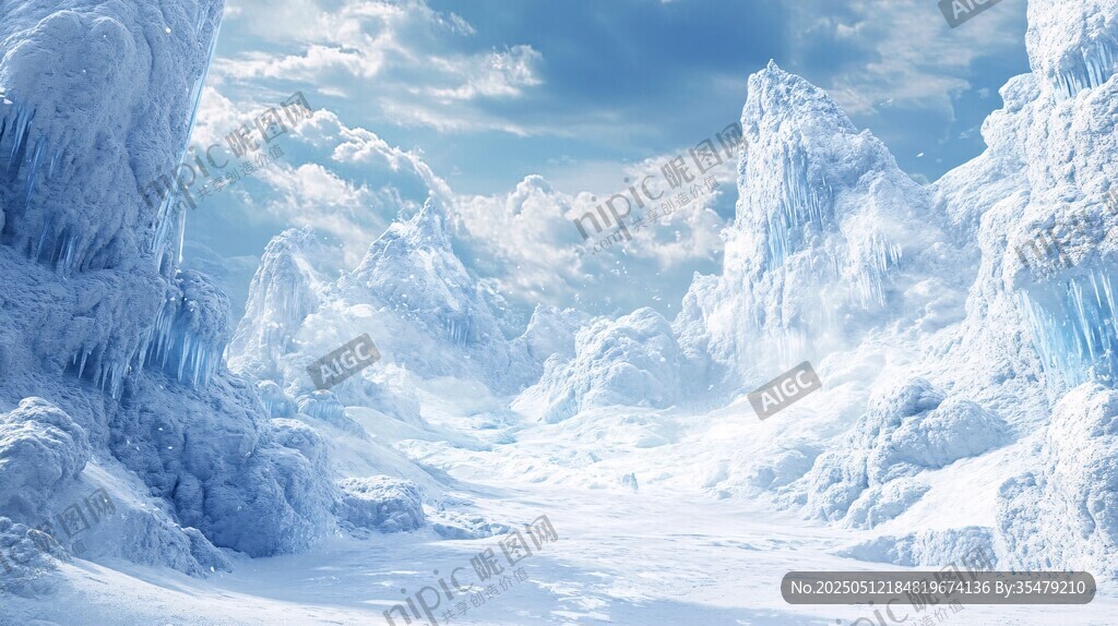 梦幻冰雪奇境 绝美冰川景 梦幻冰雪奇境 绝美冰川景