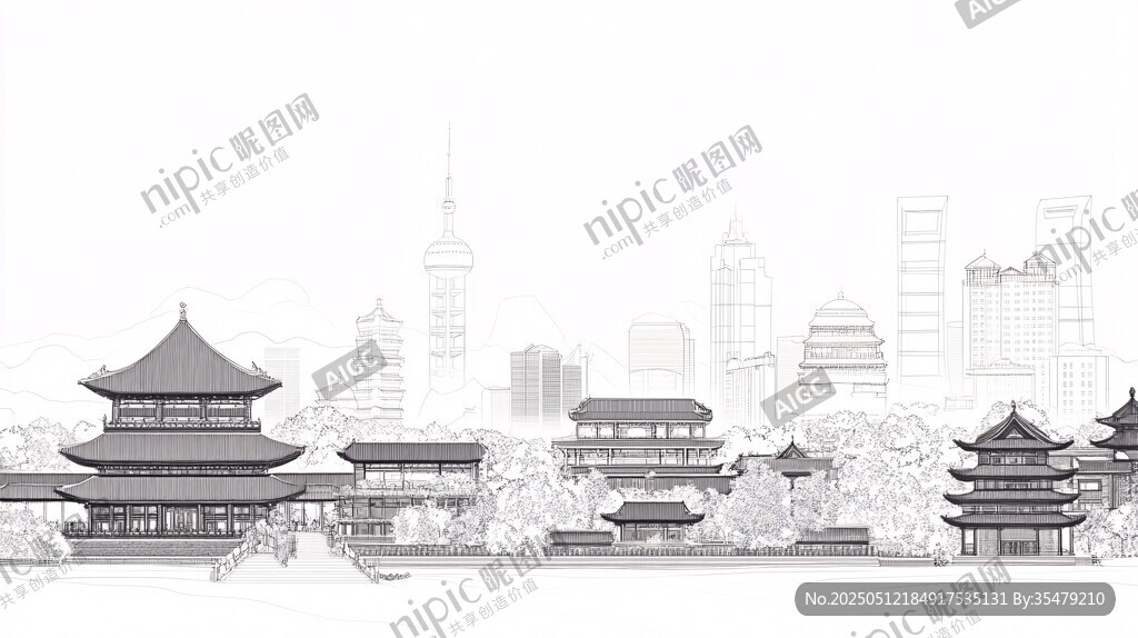 古今交融的城市建筑景觀