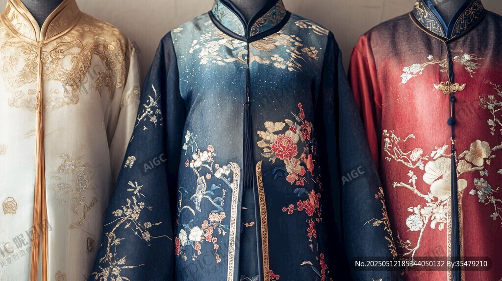 中式華服 精致刺繡傳統之美