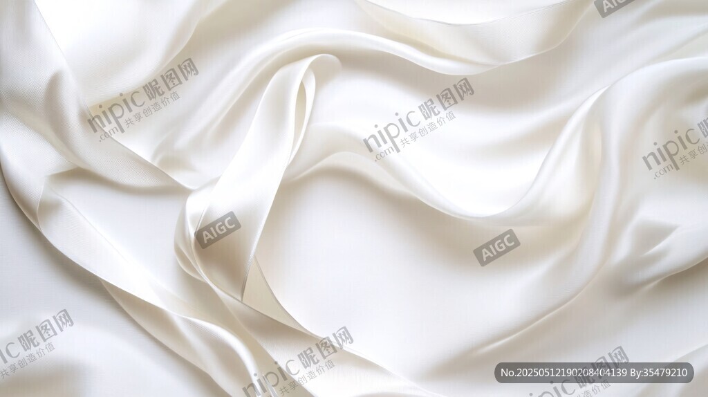 輕柔米白色絲綢質(zhì)感紋理