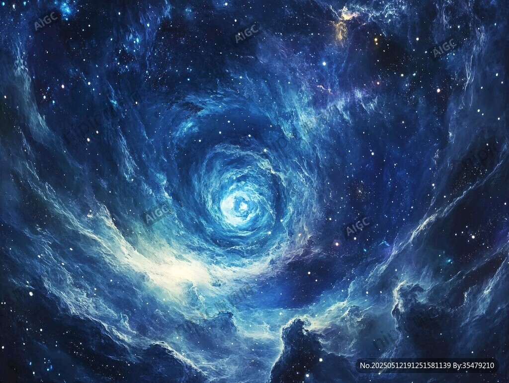 夢(mèng)幻宇宙漩渦星空?qǐng)D景