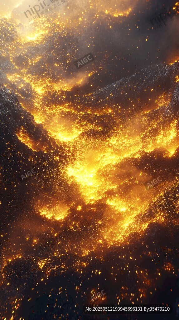 熾熱火焰爆炸特效畫面