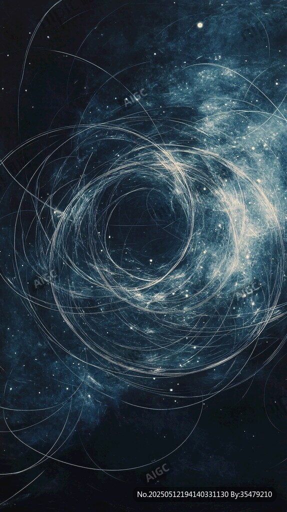 夢幻宇宙漩渦星空景象