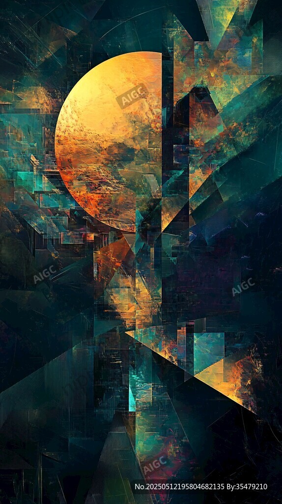 夢幻幾何中的奇幻月色