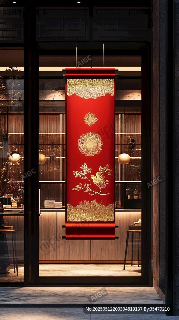 中式古典掛毯裝點雅致店面
