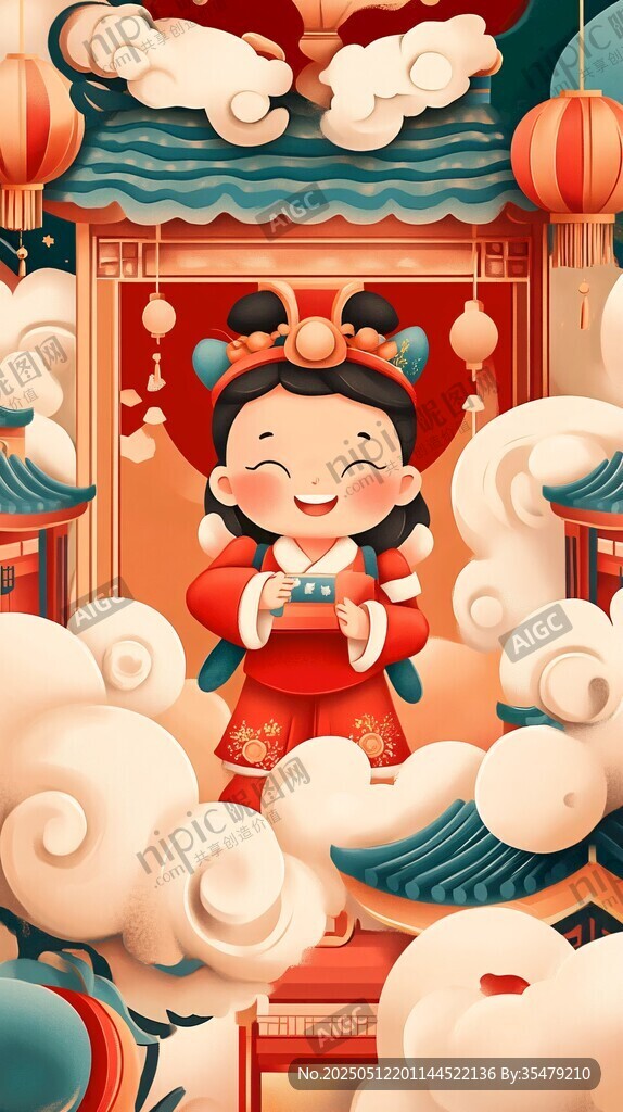 喜慶萌娃賀新春