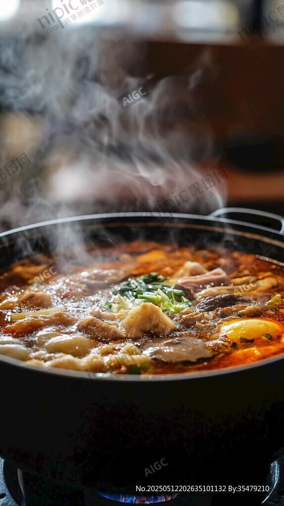 熱氣騰騰的美味火鍋料理