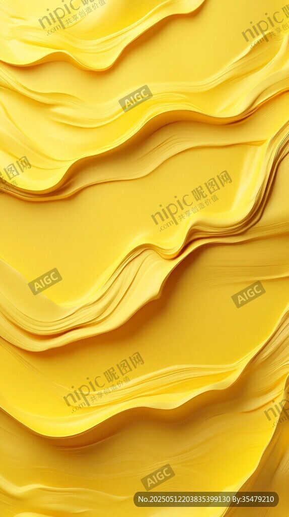 黃色顏料紋理藝術(shù)效果