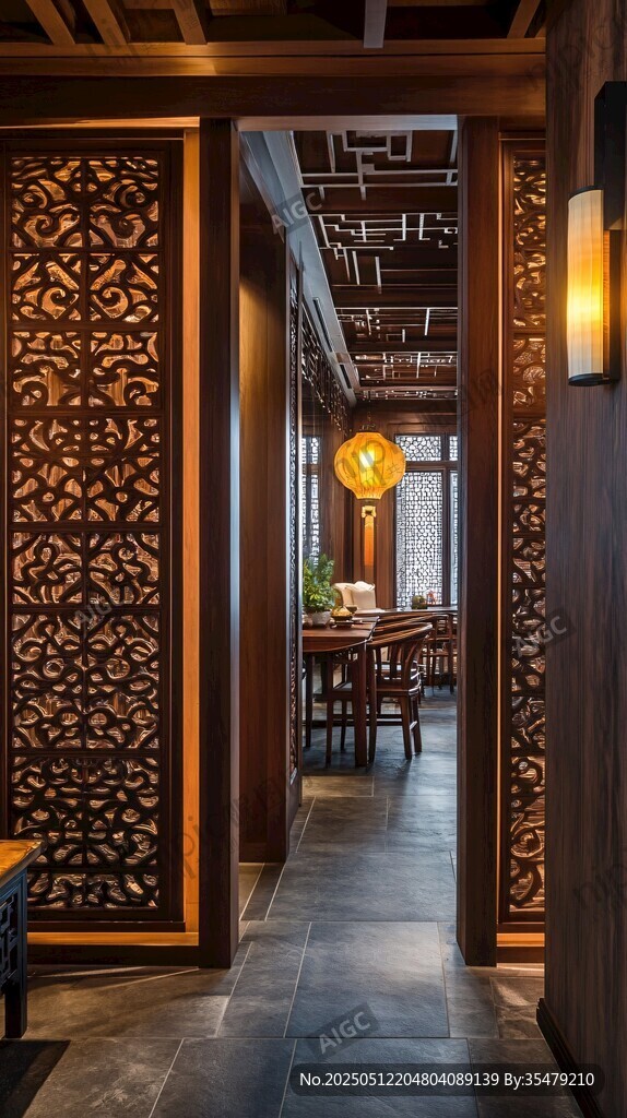 中式典雅餐廳內(nèi)景之美