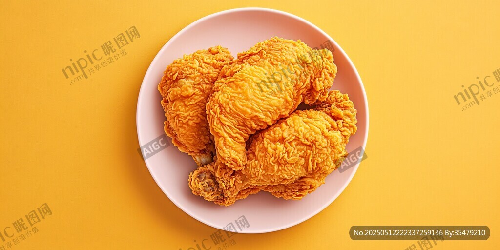 金黃酥脆炸雞腿