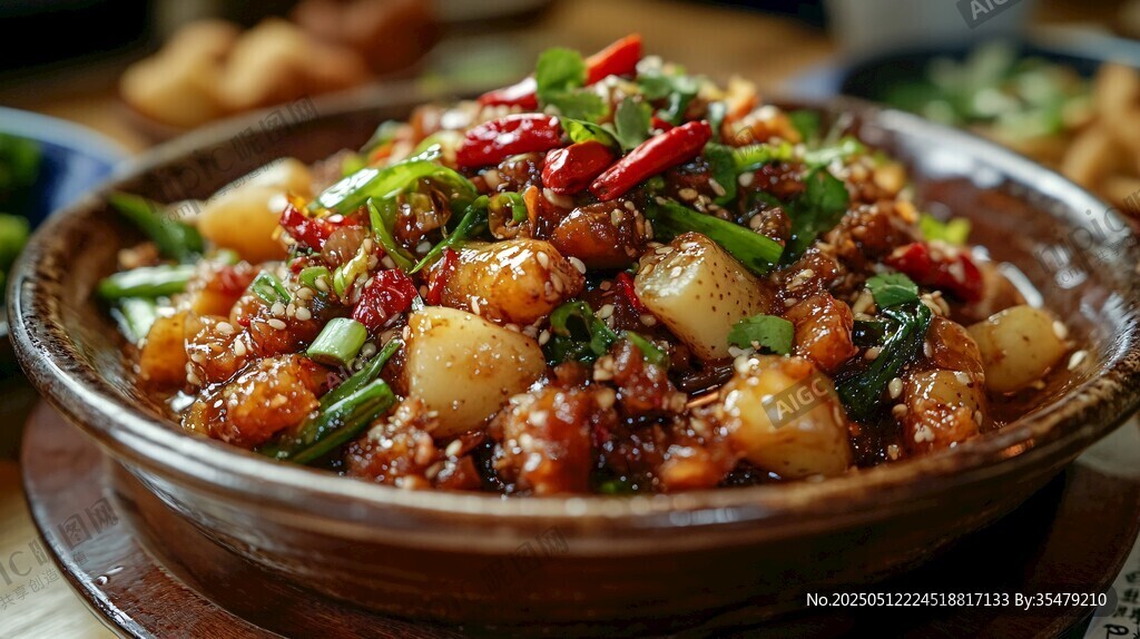 香辣美味的特色燒菜