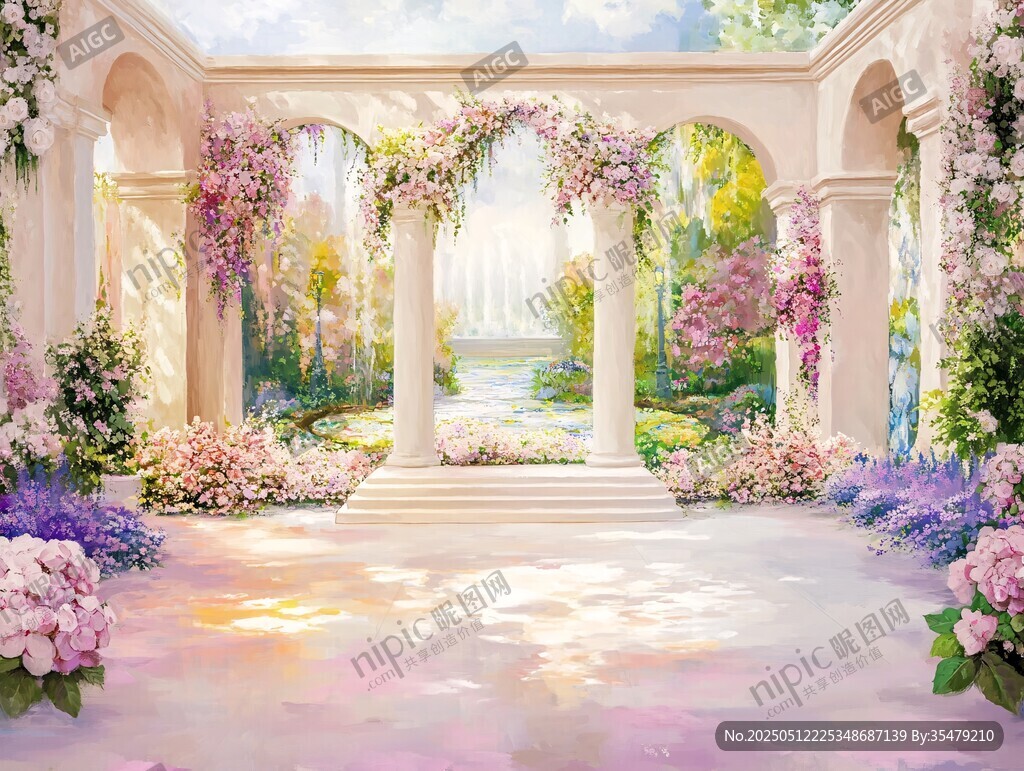夢幻花園般的浪漫婚禮場地