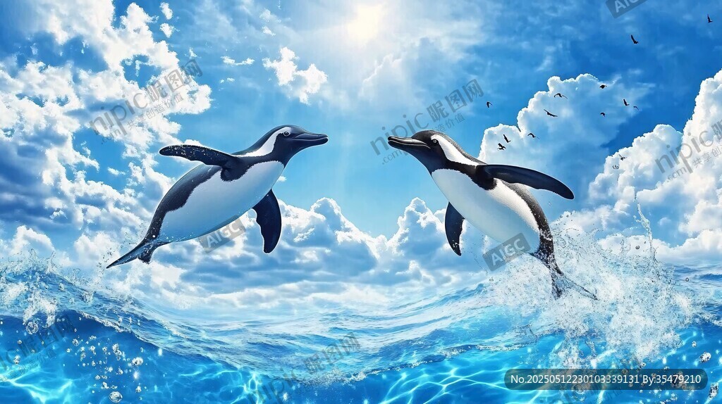 躍海企鵝的夢幻瞬間