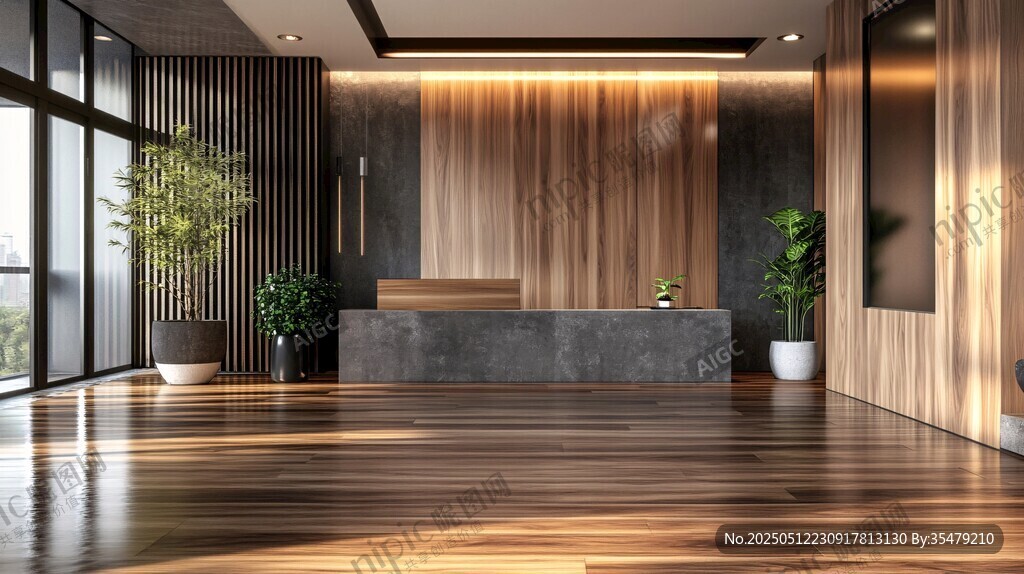 現(xiàn)代簡約風格辦公接待區(qū)