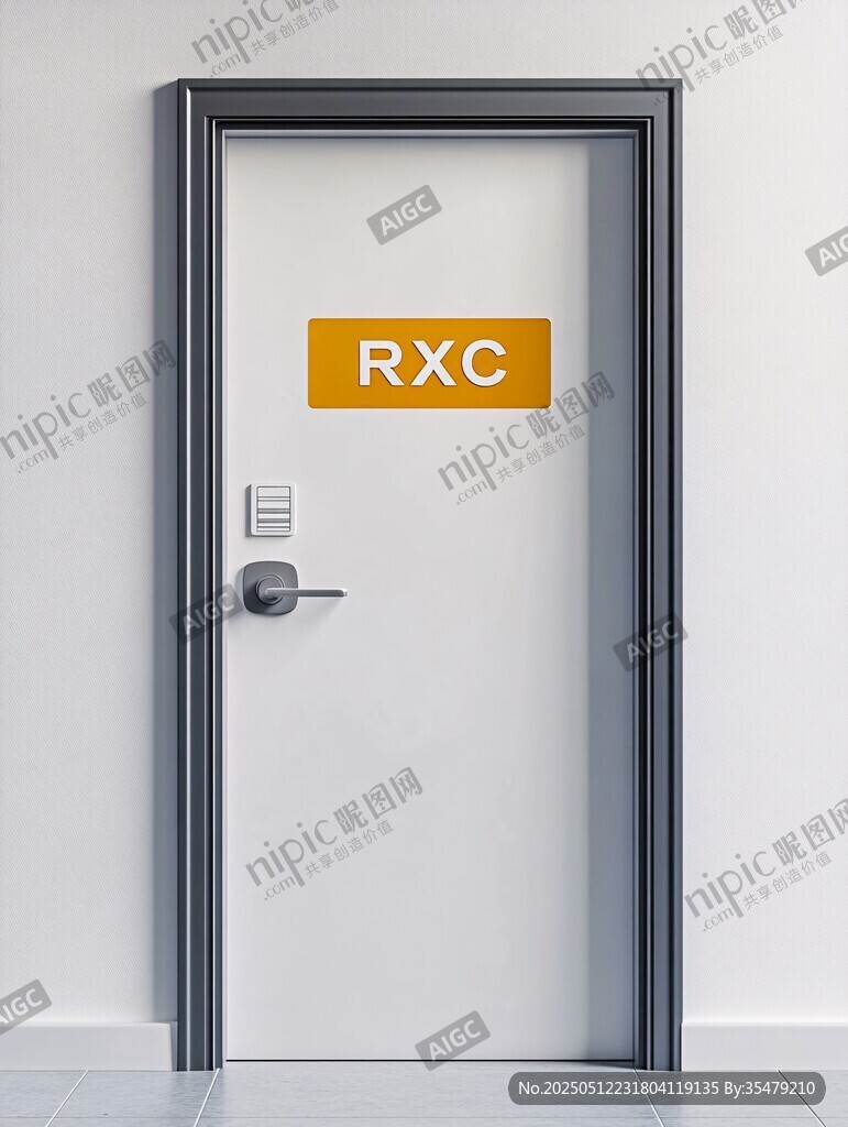 帶RXC標識的現代簡約門