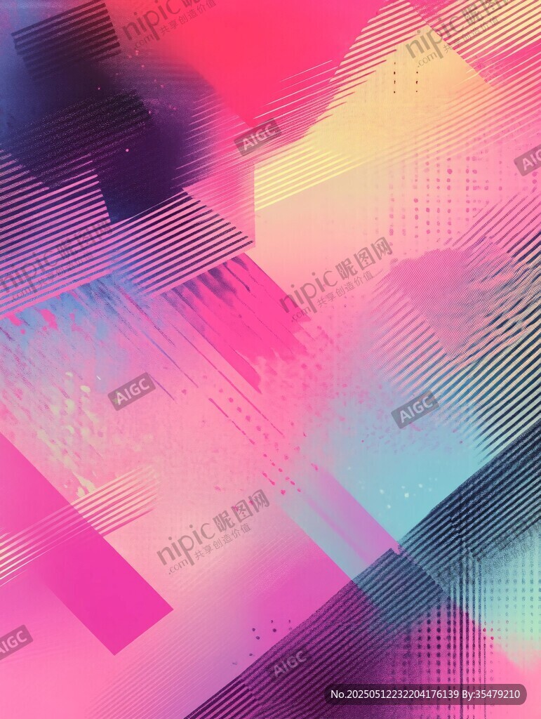 炫彩幾何抽象漸變背景圖