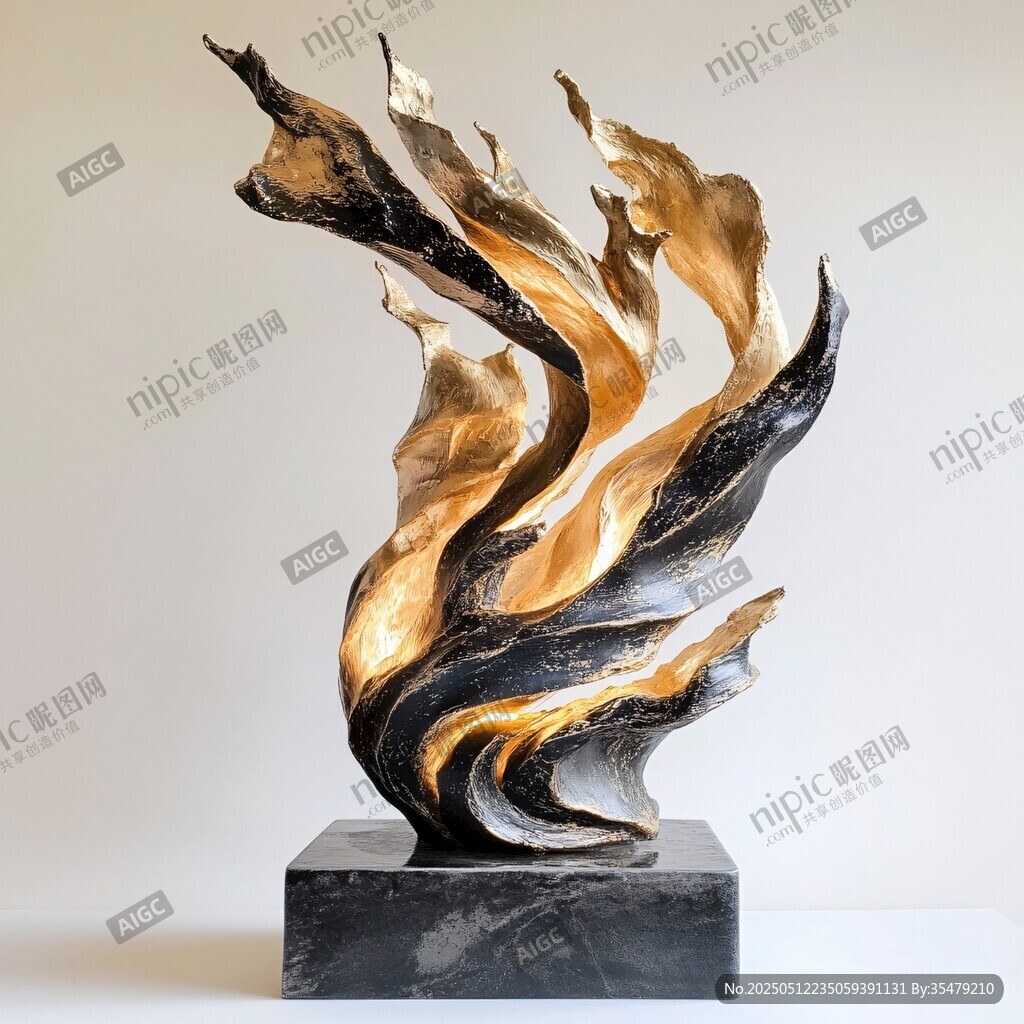 火焰造型金屬藝術雕塑