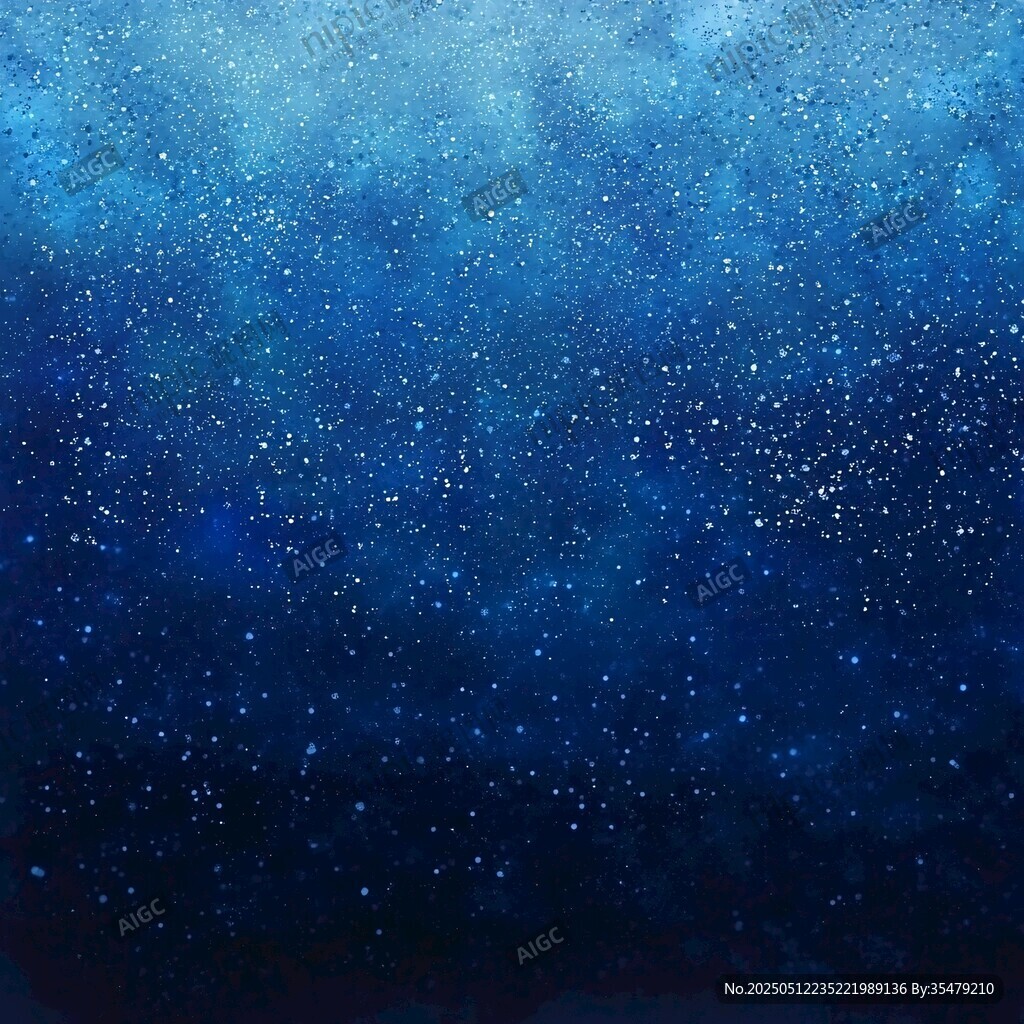 夢(mèng)幻藍(lán)色星空背景圖