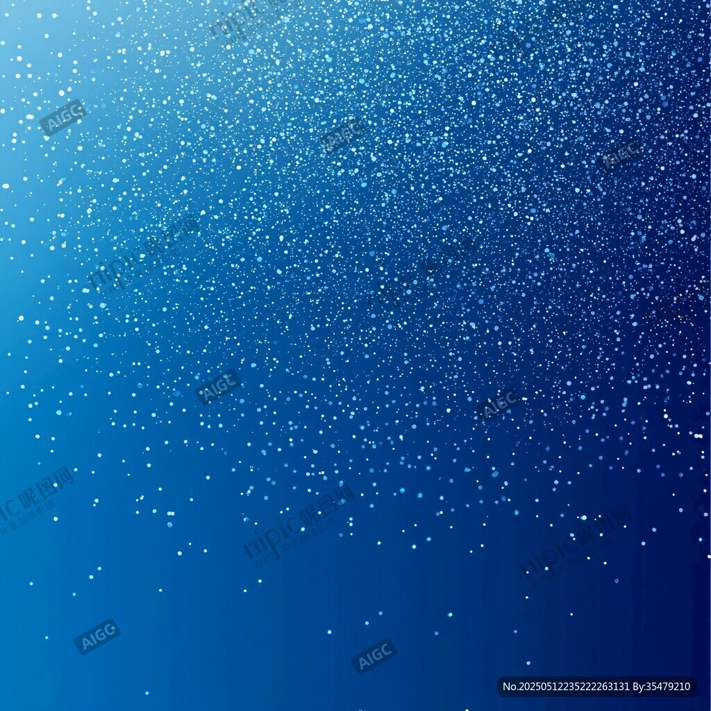 夢幻藍色星空粒子背景