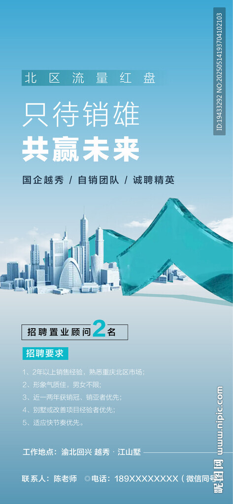 只待銷雄共贏未來地產銷售招聘