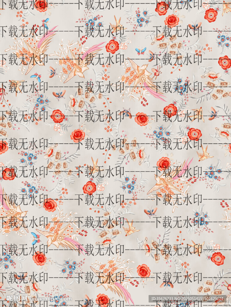 手繪花鳥