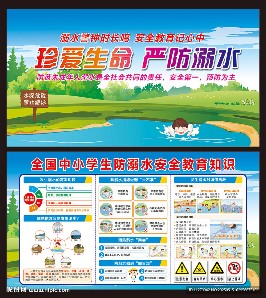 防溺水宣傳欄