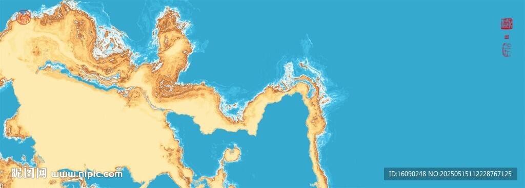 水墨山河