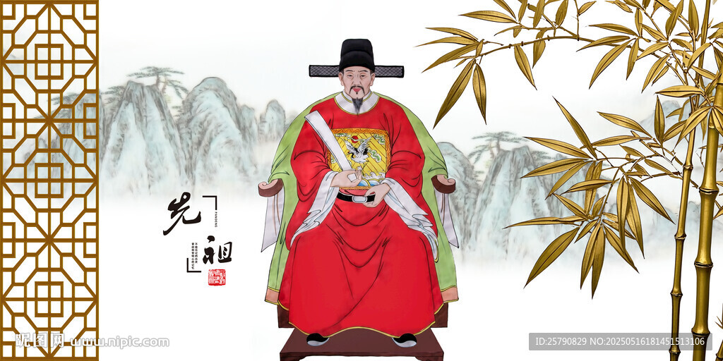 古代官員祠堂人物