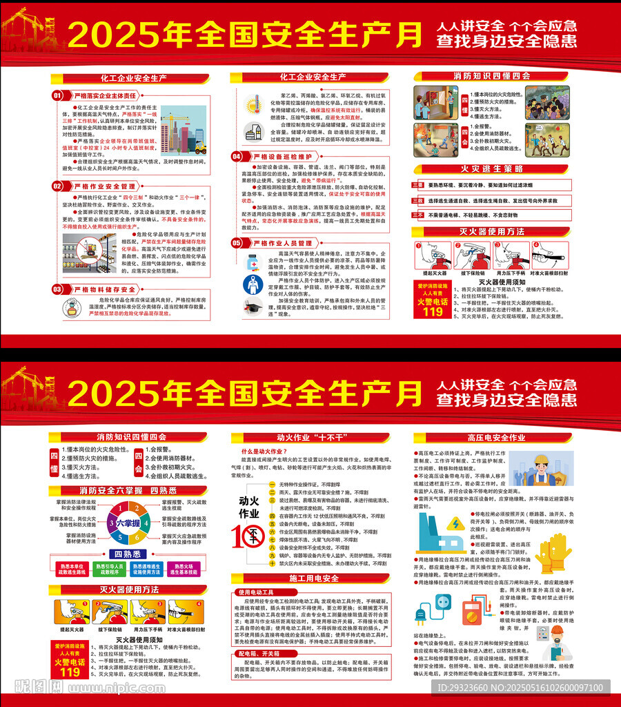 2025年全國安全生產(chǎn)月展板