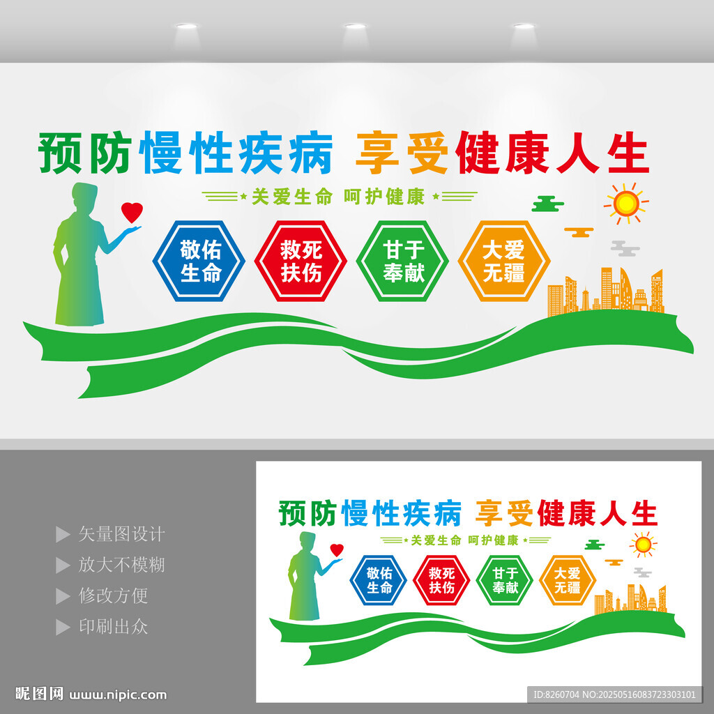 預(yù)防慢性疾病展板文化墻