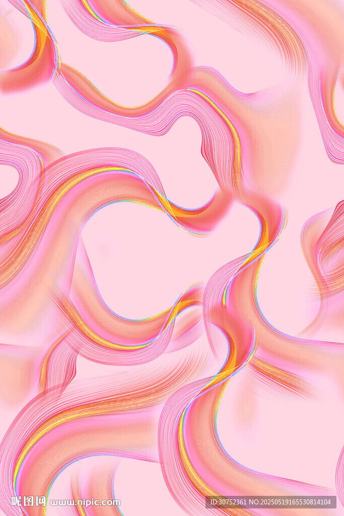 夢幻粉色流體紋理背景