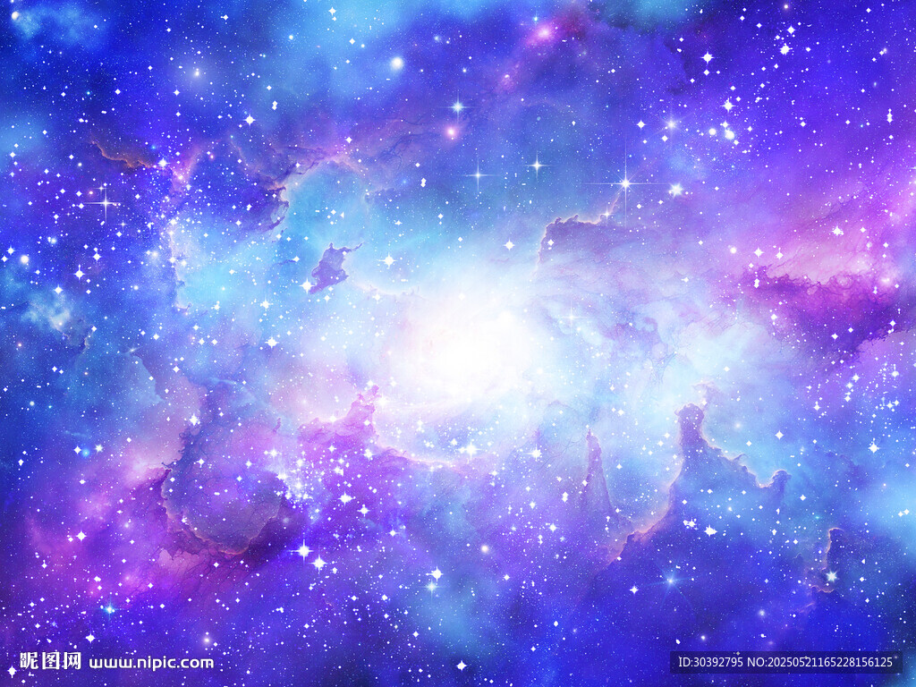 夢幻絢麗的璀璨星空