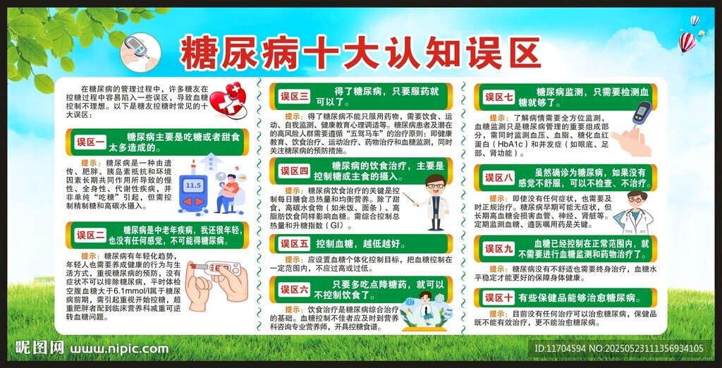 糖尿病日宣傳欄