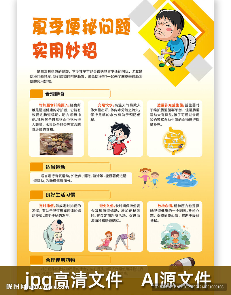 夏季便秘問題實(shí)用妙招