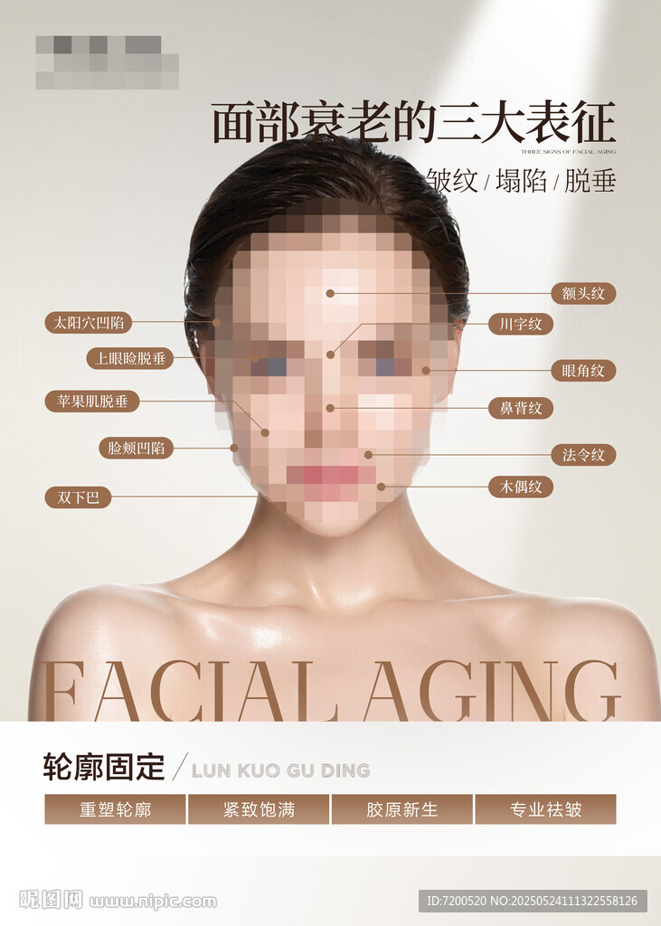 面部衰老的三大表征