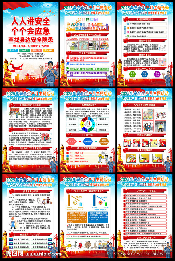 2025年全國安全月海報掛圖