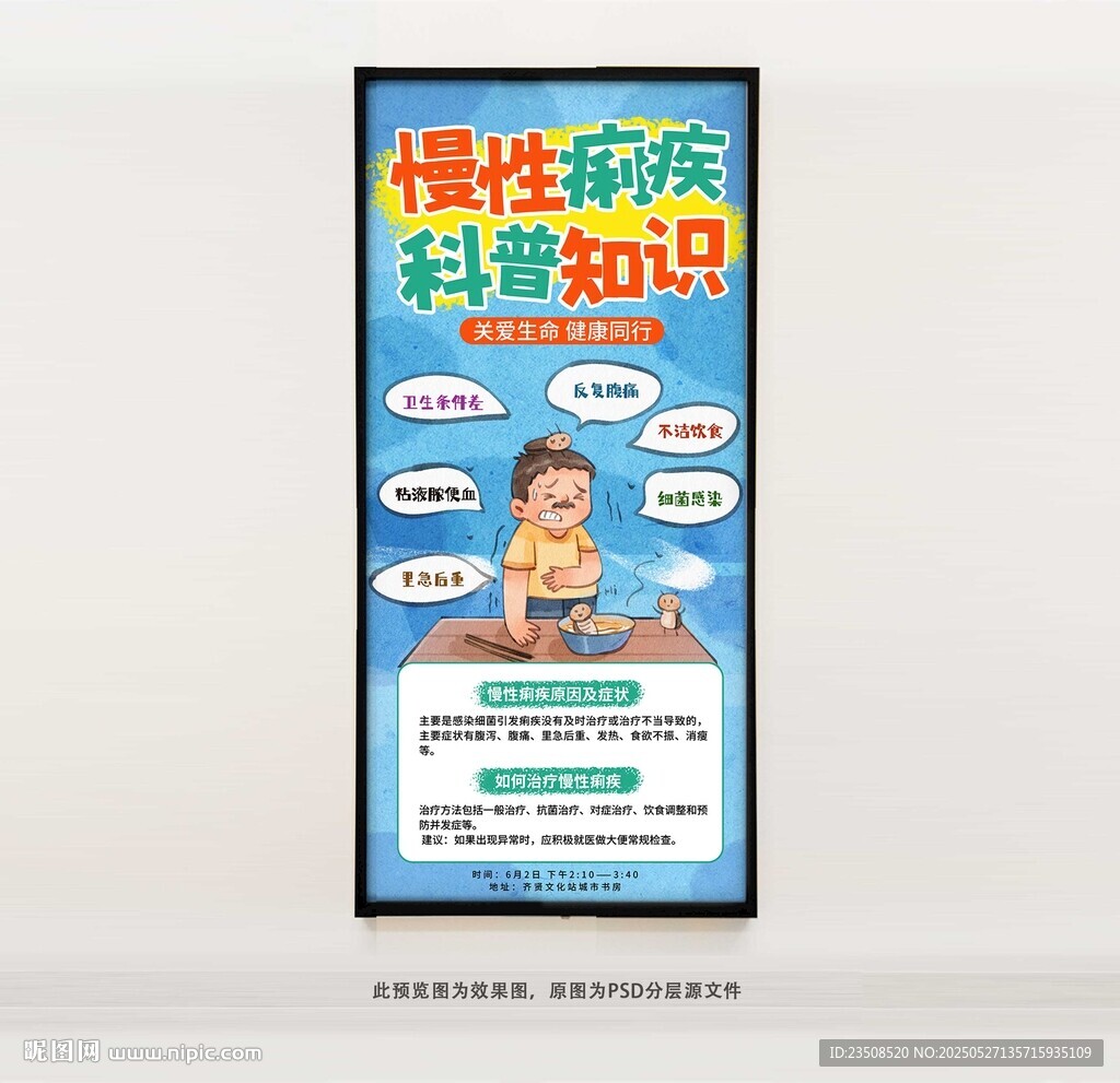 痢疾科普知識海報