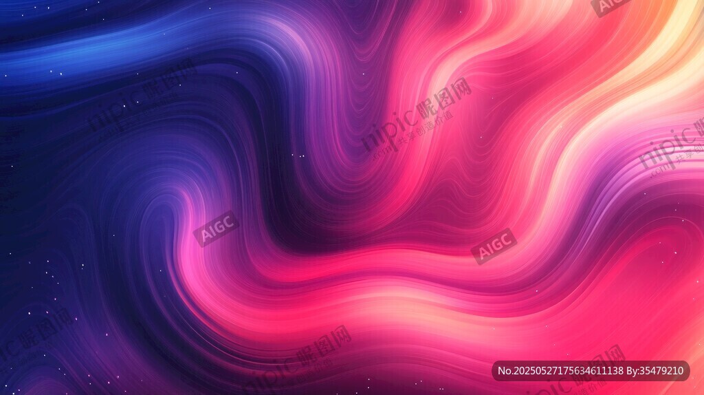 夢(mèng)幻炫彩流體漸變背景圖