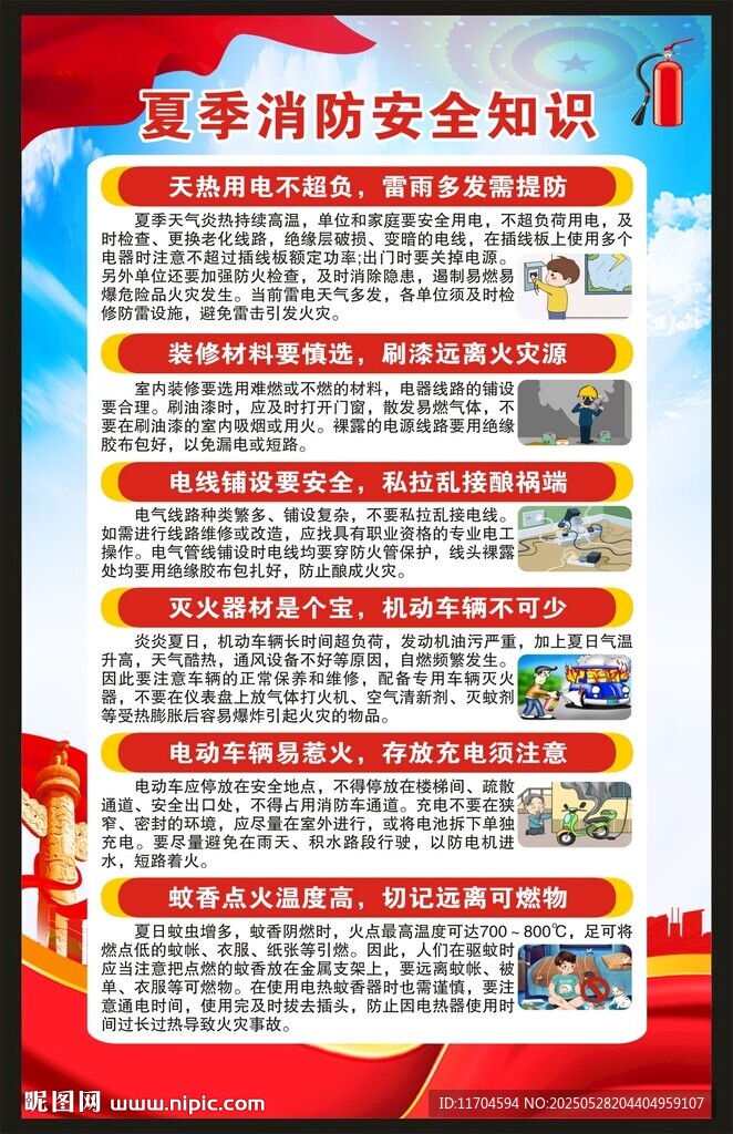 消防安全海報
