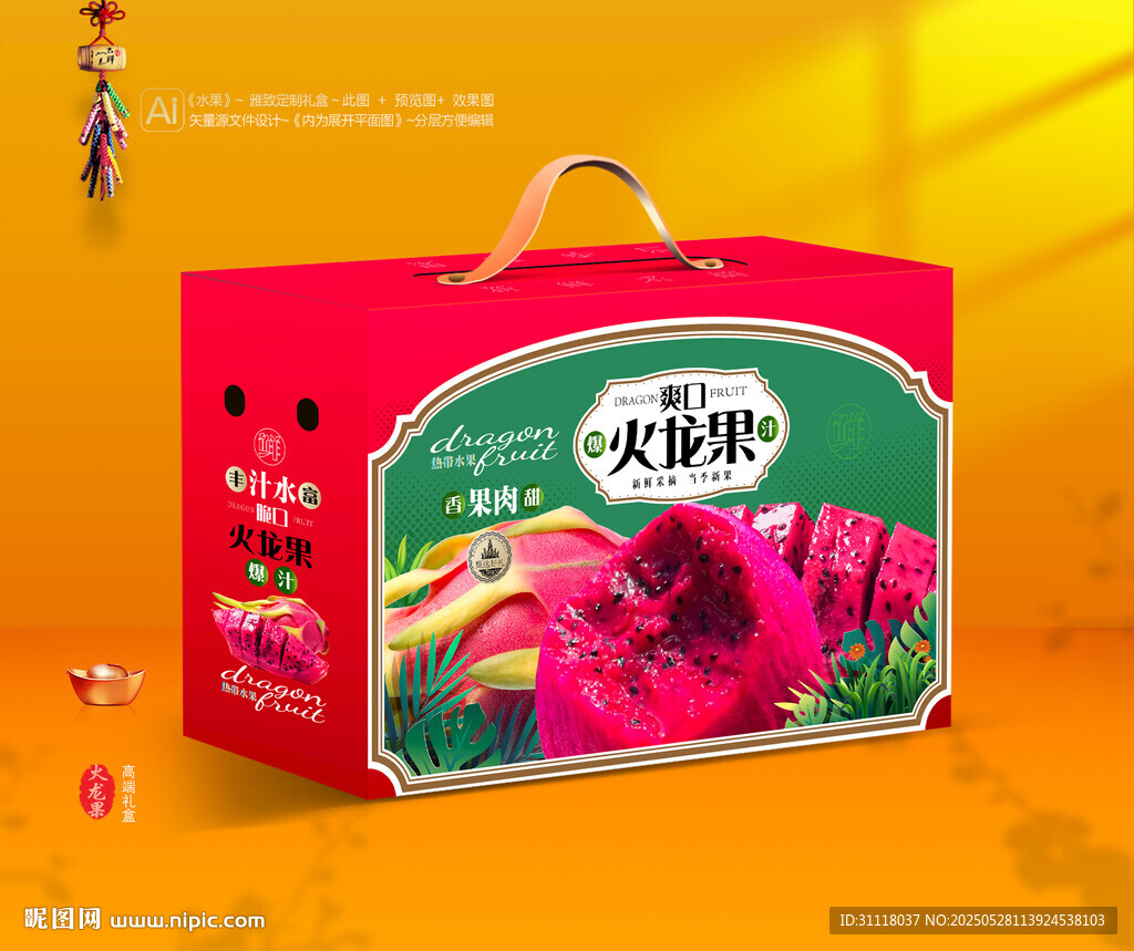 火龍果包裝 水果禮盒