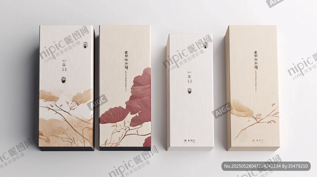中式風格精美包裝盒展示