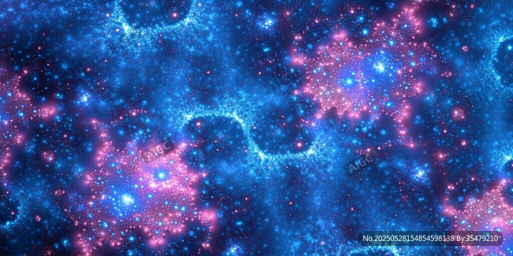 夢幻宇宙星云圖案背景
