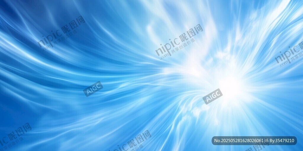 夢(mèng)幻藍(lán)光特效背景圖