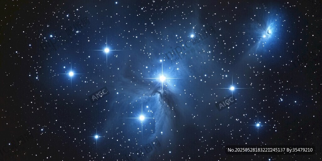 夢幻星空下的璀璨星群