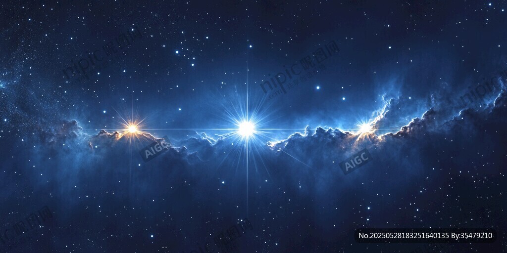 夢幻星空宇宙壯麗景象