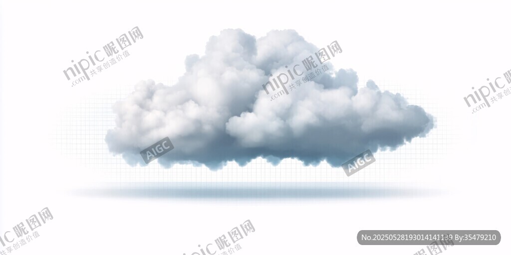 懸浮白云 清新夢幻景象