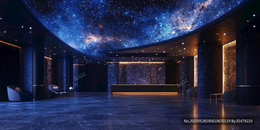 夢(mèng)幻星空主題豪華大廳