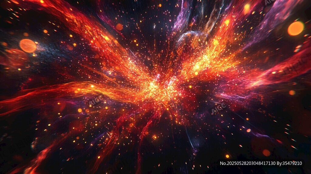 炫彩宇宙能量爆發(fā)特效圖