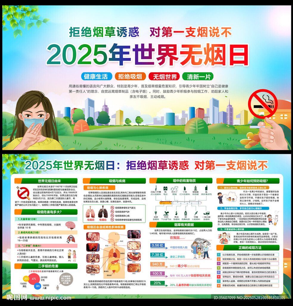 2025年世界無煙日宣傳欄